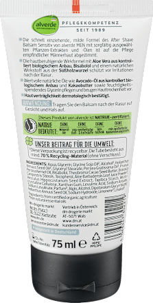 After Shave Balsam Sensitiv alverde MEN