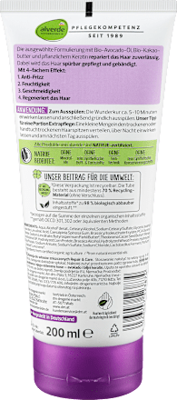 Haarkur 4in1 Repair Wunderkur alverde NATURKOSMETIK