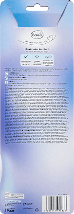 Einlegesohlen Sport & Sneaker weiß, Gr. 36/37 (1 Paar) Balea