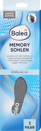 Wkładki do butów memory 42/43  Balea