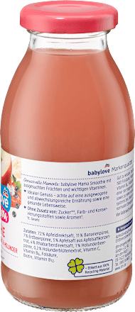 Smoothie jabłko, banan, truskawka, czarny bez babylove Mama
