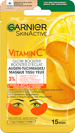 Augenpads Vitamin C Glow Booster (1 Paar) Garnier Skin Active