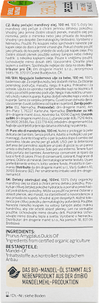 Babyöl 100% Reines Bio-Mandelöl alverde BABY