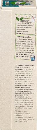 bio bylinný čaj šalvěj 20 ks dmBio