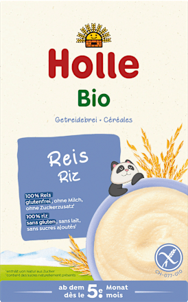 Getreidebrei Reis ab dem 5.Monat Holle