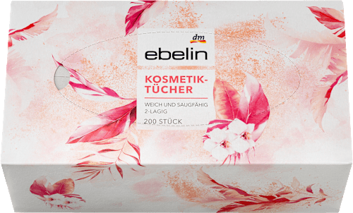 Kozmetični robčki, 2-slojni ebelin