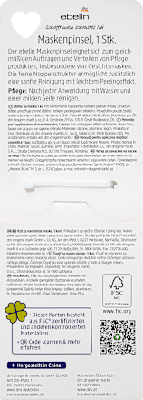 Čopič za nanos maske Glowing Skin ebelin