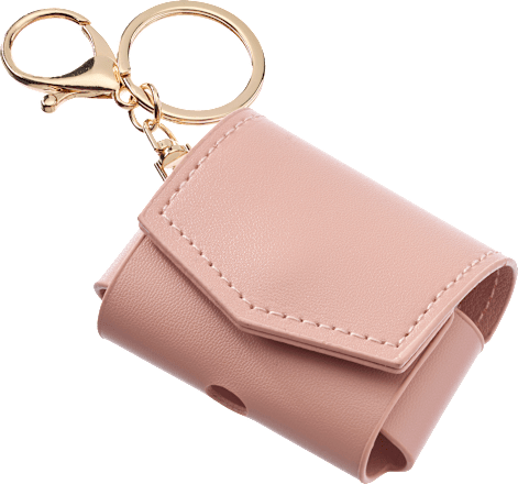 Kopfhörer Case Lederoptik rosa ebelin