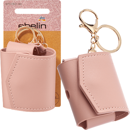 Kopfhörer Case Lederoptik rosa ebelin