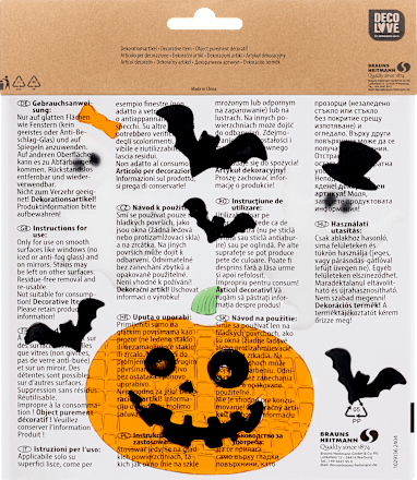 Gel-Sticker, Kürbis & Geister, Multibogen (19x20 cm) Dekorieren & Einrichten