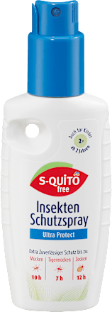 Sprej za zaščito pred insekti Ultra Protect  S-QUiTO free