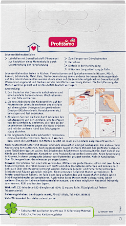Lebensmittel Mottenfallen Profissimo