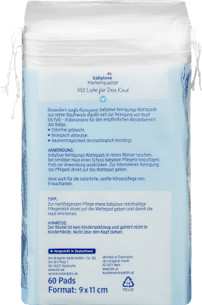 Reinigungs-Wattepads babylove