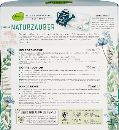 Poklon paket Dar prirode alverde NATURKOSMETIK