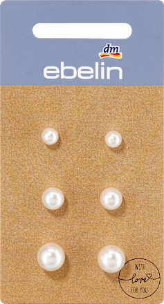 Ohrstecker mit Perlen Gold-Optik ebelin