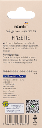 Pinzette gekrümmt ebelin