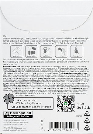 Naklejki na paznokcie Xpress Manicure Nail Polish Strips Lipgloss 034 trend !t up