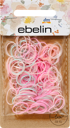 Mini-Haargummis Rosa-Töne ebelin