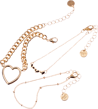 Armbänder Herz Gold-Optik ebelin