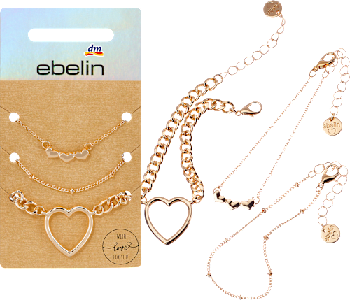 Armbänder Herz Gold-Optik ebelin