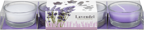 Duftkerze im Glas, Lavendel Dekorieren & Einrichten