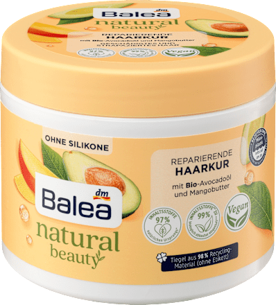 Haarmaske Natural Beauty reparierend Balea