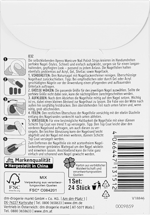 Nagelfolien XPRESS Manicure 032 Lilac Blooming trend !t up