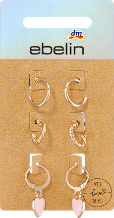 Ohrstecker Herz Gold-Optik ebelin