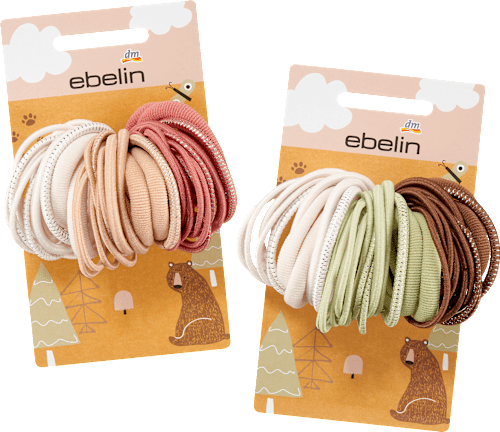 Haargummis mehrfarbig ebelin