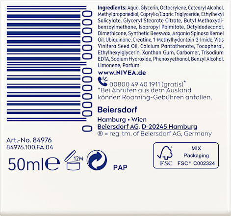 Gesichtscreme Q10 Extra Reichhaltig NIVEA