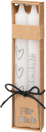 Stabkerzen "Für Dich" Dekorieren & Einrichten