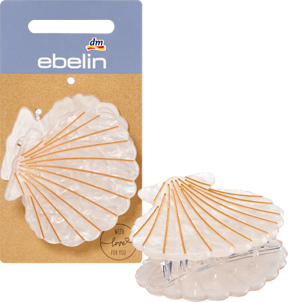 Haarklammer Muschelform ebelin
