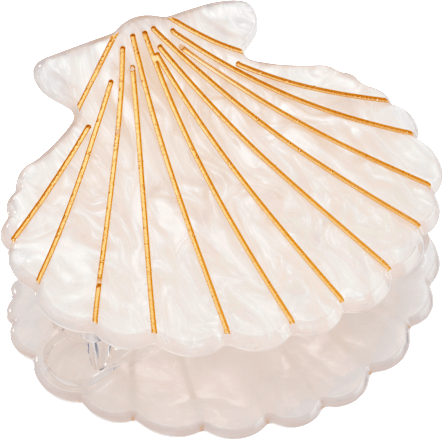 Haarklammer Muschelform ebelin