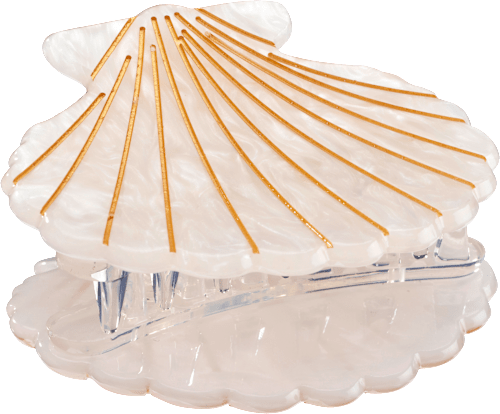 Haarklammer Muschelform ebelin