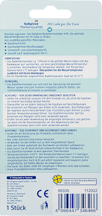 Fürdővízhőmérő, higanymentes, többféle babylove