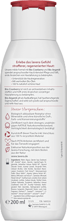 Körpermilch Regenerierend mit Bio-Cranberry & Bio-Arganöl lavera NATURKOSMETIK