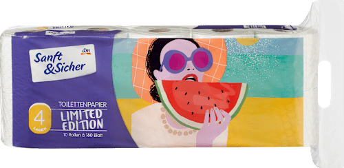 Toilettenpapier Design Edt. (10x180 Blatt) Sanft&Sicher