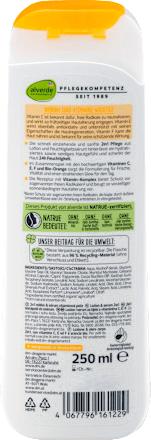 2in1 testápoló és szérum Vitamin Care, normál és száraz bőrre alverde NATURKOSMETIK