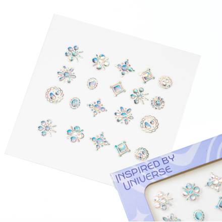 Nailsticker Inspired by universe 3D trend !t up