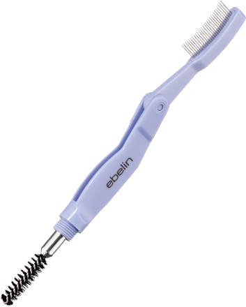2in1 Wimpernkamm mit Augenbrauenspoolie Coastal Breeze ebelin