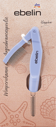2in1 Wimpernkamm mit Augenbrauenspoolie Coastal Breeze ebelin