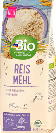 Bio barnarizsliszt, gluténmentes dmBio