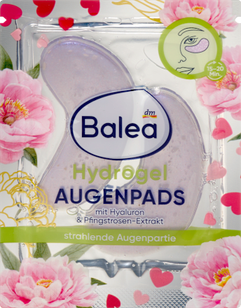 Augenpads Hydrogel Pfingstrose (1 Paar) Balea