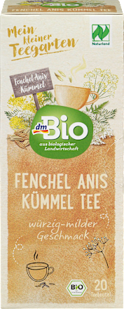 Kräutertee Fenchel, Anis, Kümmel (20 Beutel) dmBio