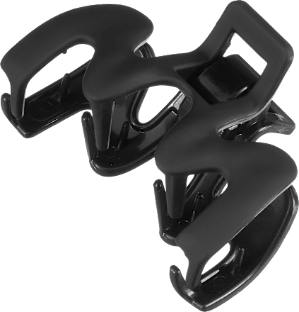 Haarklammer Wellenform metallfrei schwarz ebelin