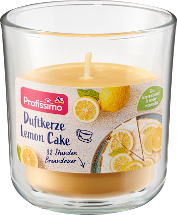 Duftkerze im Glas Lemon Cake Profissimo