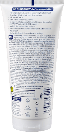 Sonnencreme Gel LS F50+ Überfüller SUNDANCE