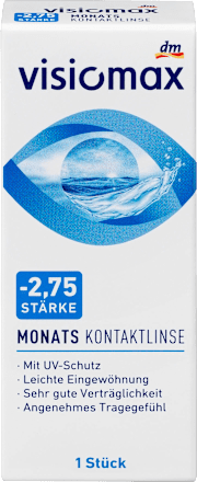 Monatslinse Dioptrie  -2,75 VISIOMAX