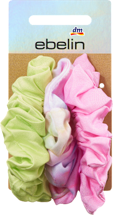 Scrunchies pink & lime ebelin