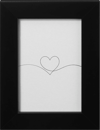 Bilderrahmen Beskeden 10x15 cm, schwarz Paradies